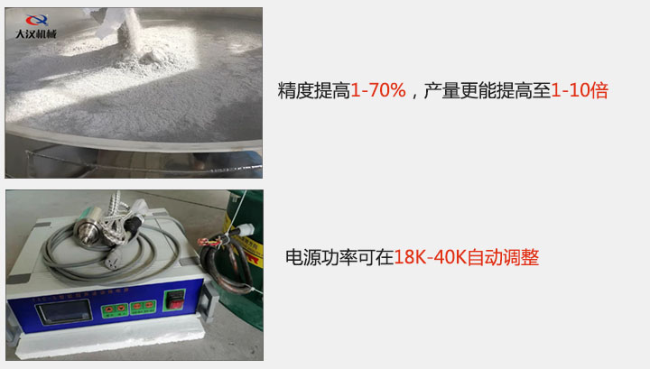 精度提高1—70%，產(chǎn)量更能提高至1-10倍  電源功率可在18K-40K自動調(diào)整